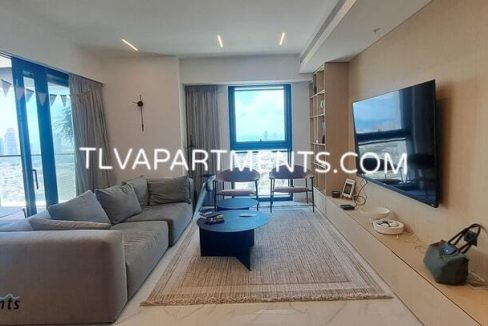 Lighted and spacious apartment with sea view